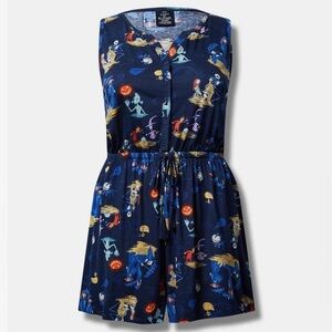 Nightmare Before Christmas Romper Plus Size NWT Torrid Size 4